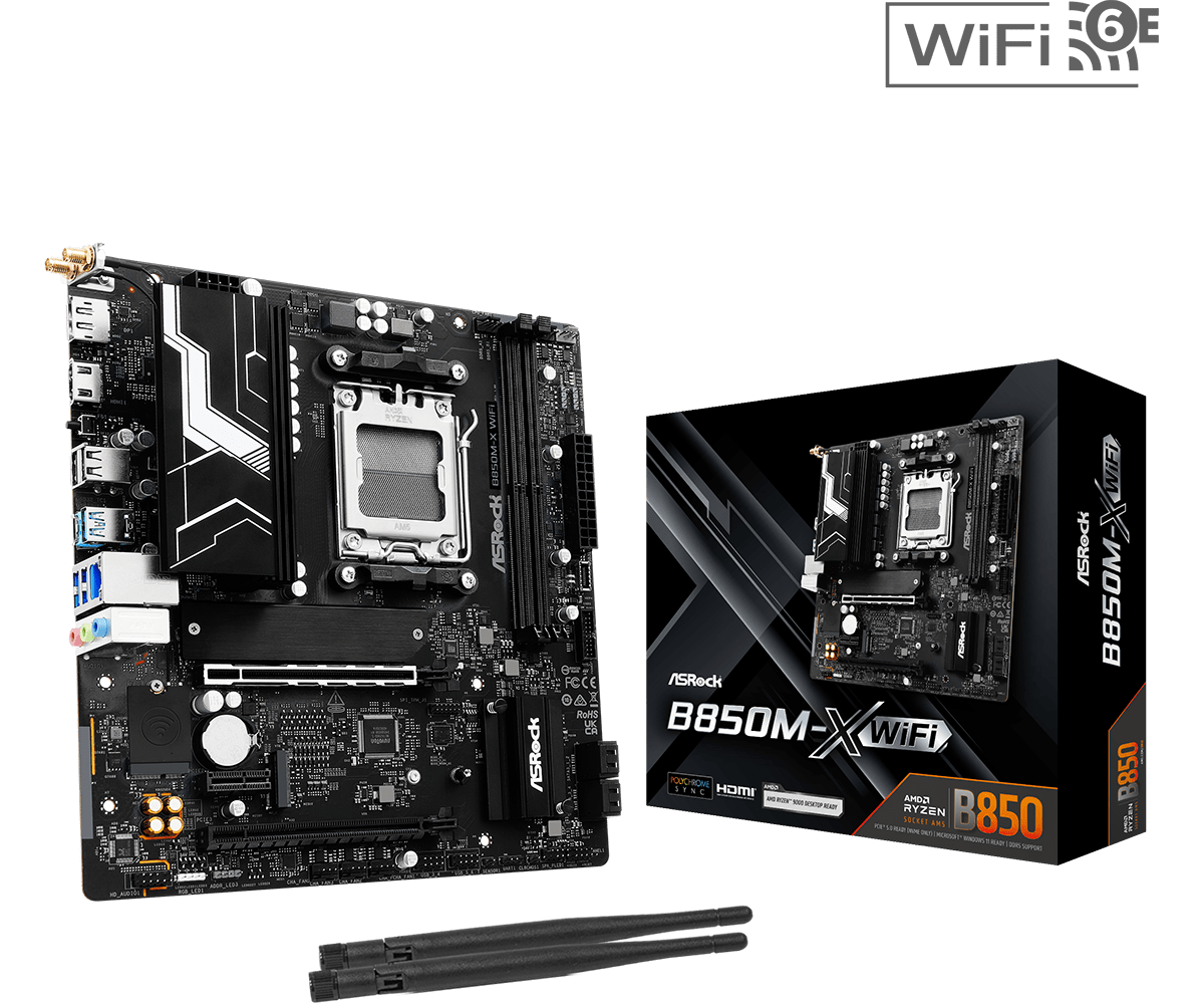 ASROCK nouveau B850M-X WIFI 6E - X870E Atx Motherboard avis et prix
